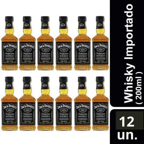 Kit Whisky Jack Daniels Ml Garrafas Na Fox Importadora