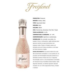 ESPUMANTE FREIXENET ITALIAN ROSÉ SECO 200ML