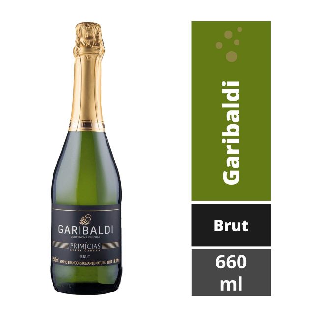 Espumante Garibaldi Primicias Brut 650ml