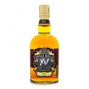 KIT 1 CHIVAS REGAL XV (15 ANOS) 750 ML + 1 EMBALAGEM DE COURO PRESENTEÁVEL CHIVAS XV