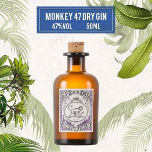 Kit 6 Miniatura Gin Monkey 47 50ml.