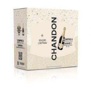 KIT CHANDON RESERVE BRUT - Pack com 6 garrafas 750ml + 1 Magnum 1500ml