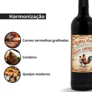 Vinho Francês Premier Rendez-Vous Merlot / Cabernet Sauvignon 750ml