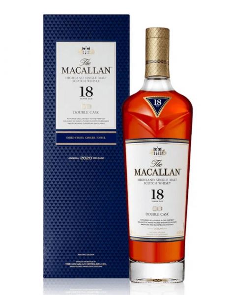 Whisky The Macallan 18 anos Double Cask 700ml Single Malt na